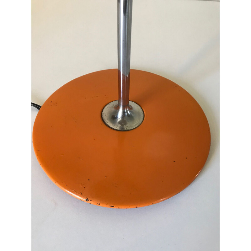 Vintage orange table lamp by Fase Madrid