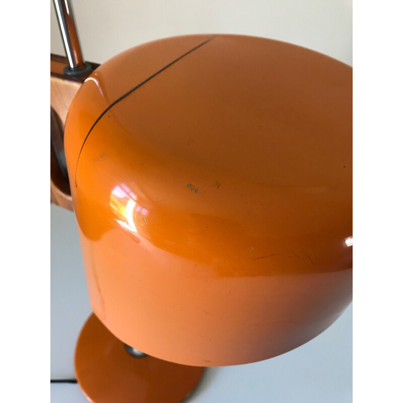 Vintage orange table lamp by Fase Madrid