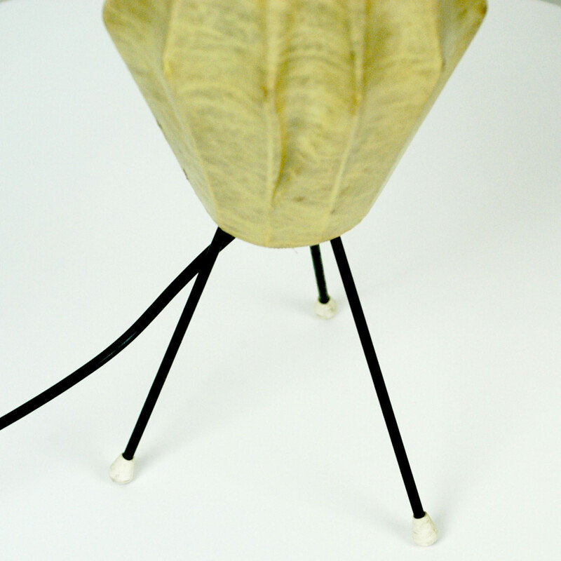 Vintage tripod table lamp in metal by Artimeta