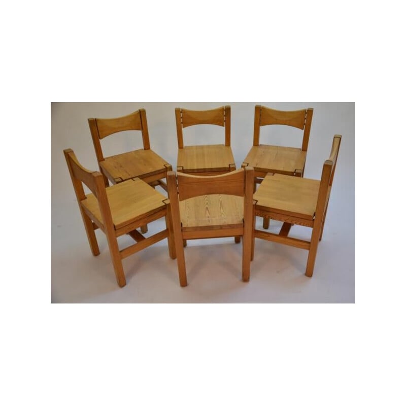 Lot de 6 chaises "Hongisto" par Illmari Tapiovaara