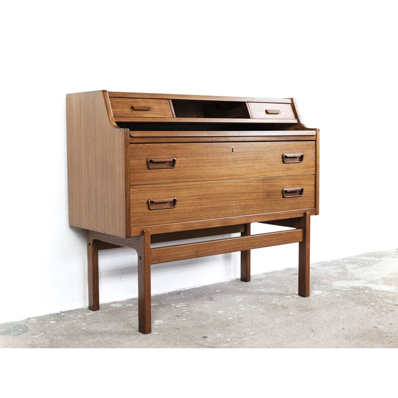 Vintage secretary in teak by Arne Wahl Iversen for Vinde Møbelfabrik