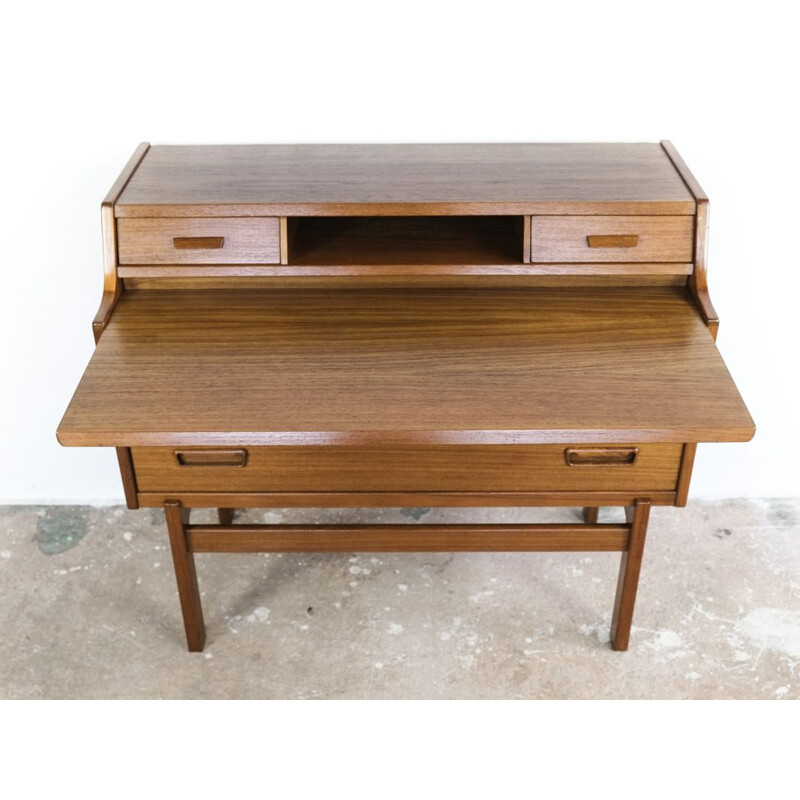 Vintage secretary in teak by Arne Wahl Iversen for Vinde Møbelfabrik