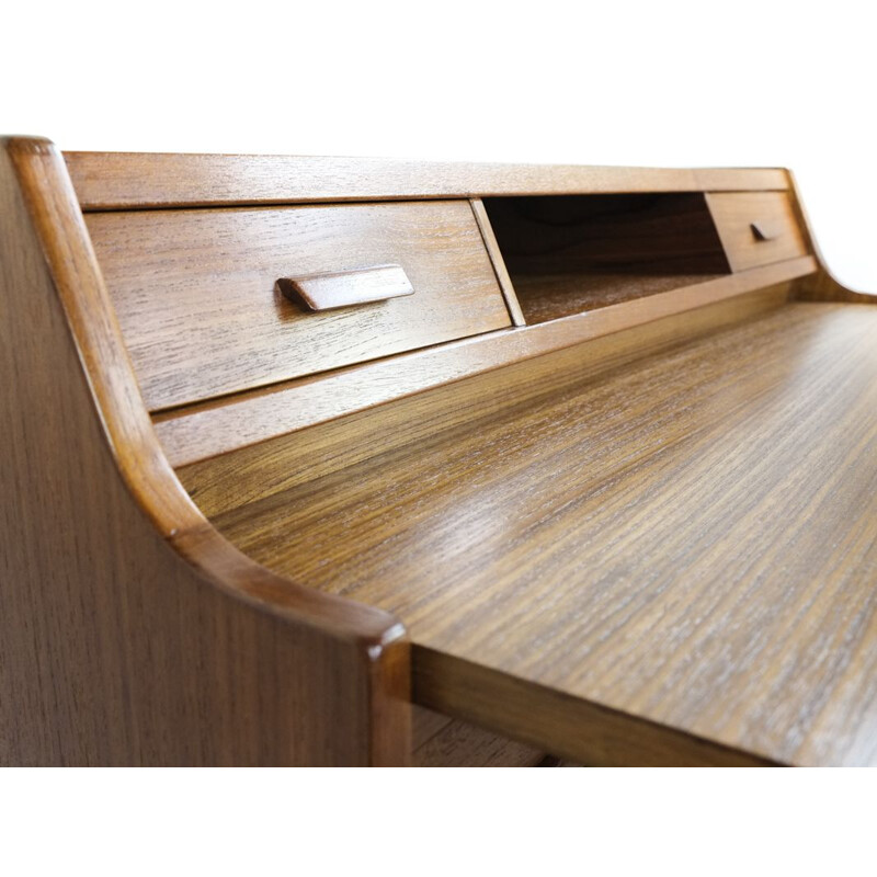 Vintage secretary in teak by Arne Wahl Iversen for Vinde Møbelfabrik