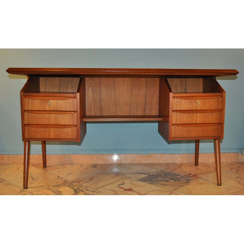 Desk in solid teak, Gunnar Nielsen TIBERGAARD - 1950s