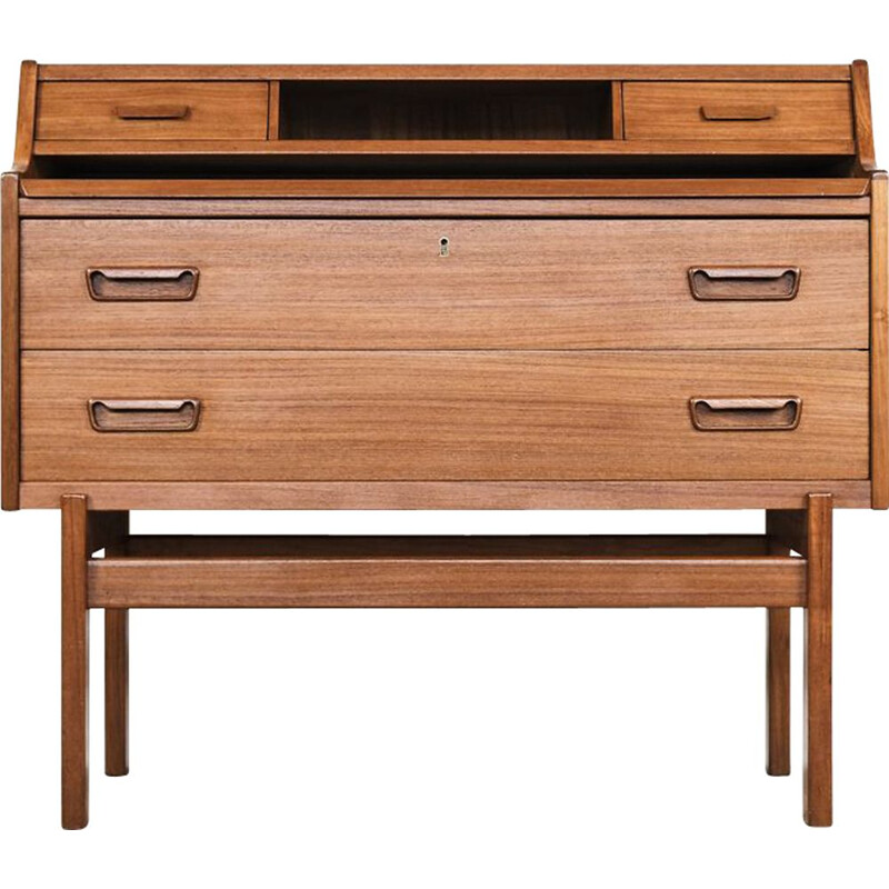 Vintage secretary in teak by Arne Wahl Iversen for Vinde Møbelfabrik