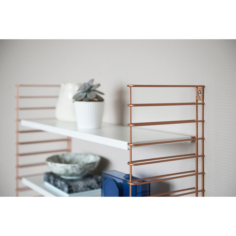 White "Tomado" copper white shelf by Adrian Dekker
