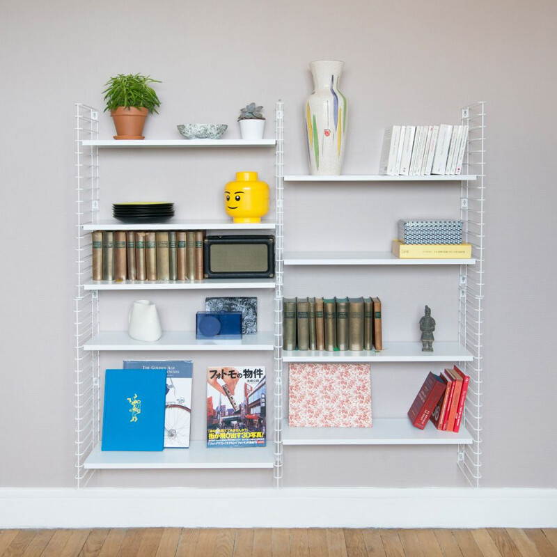 White "Tomado" bookcase by Adrian Dekker