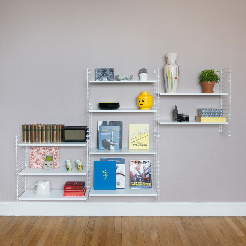 White "Tomado" bookcase by Adrian Dekker