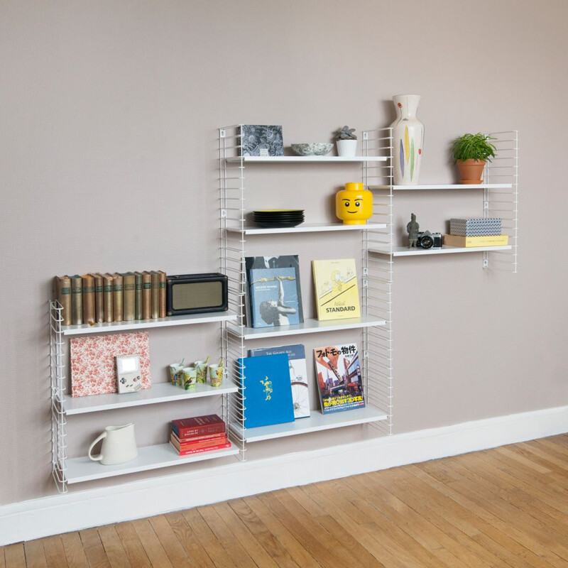 White "Tomado" bookcase by Adrian Dekker