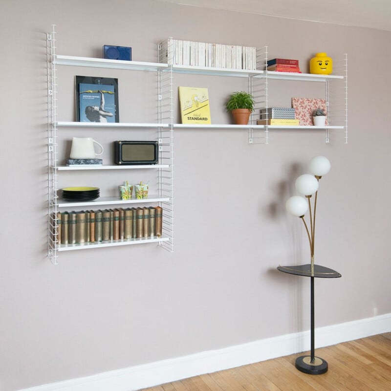 White "Tomado" bookcase by Adrian Dekker