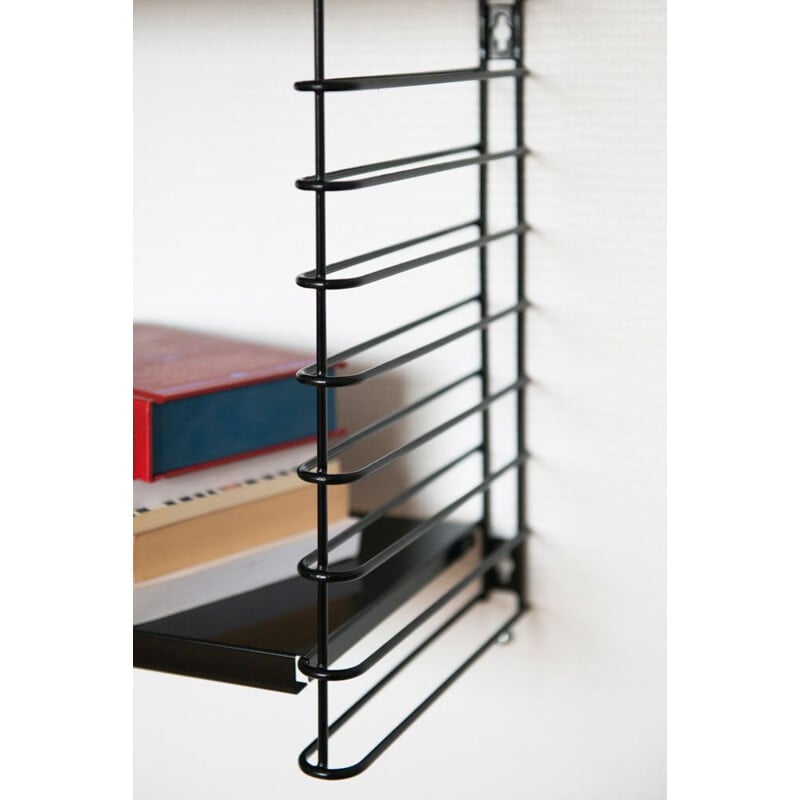 Black "Tomado" bookcase by Adrian Dekker