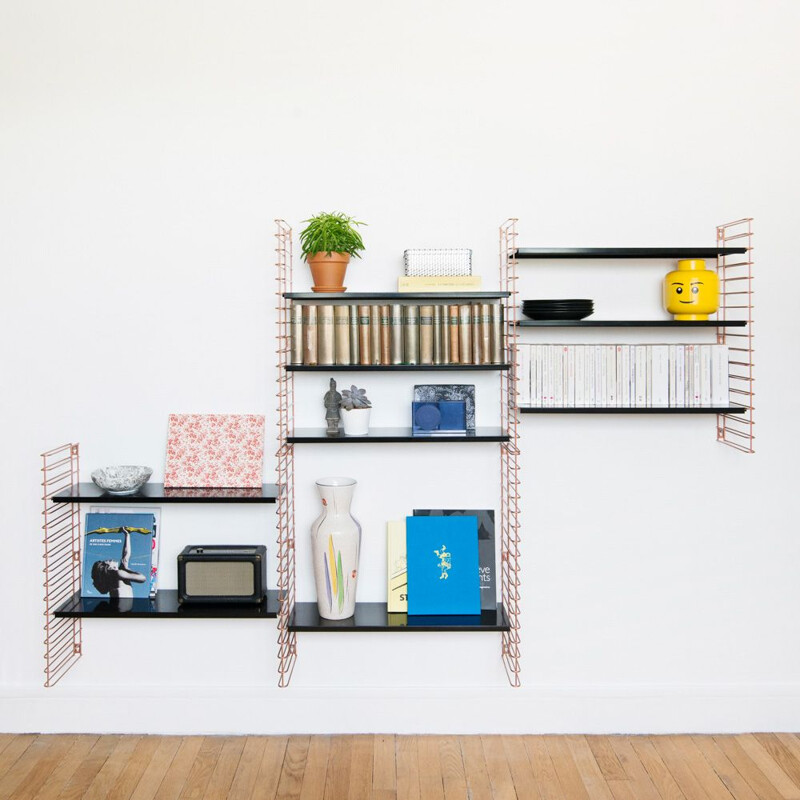 Copper black "Tomado" Bookcase by Adrian Dekker