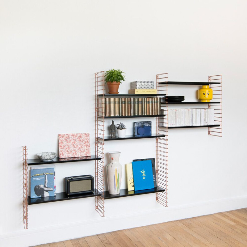 Copper black "Tomado" Bookcase by Adrian Dekker