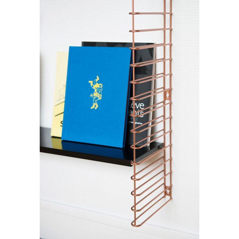 Copper black "Tomado" Bookcase by Adrian Dekker