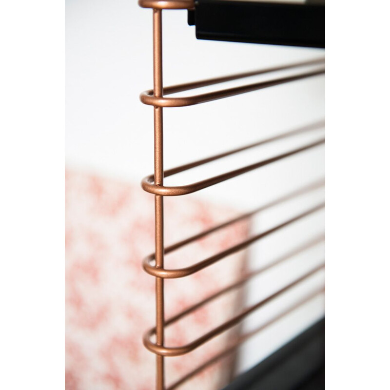 Copper black "Tomado" Bookcase by Adrian Dekker