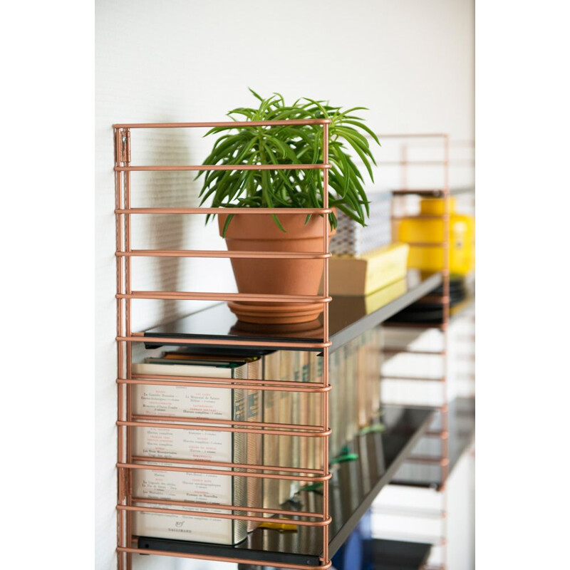 Copper black "Tomado" Bookcase by Adrian Dekker