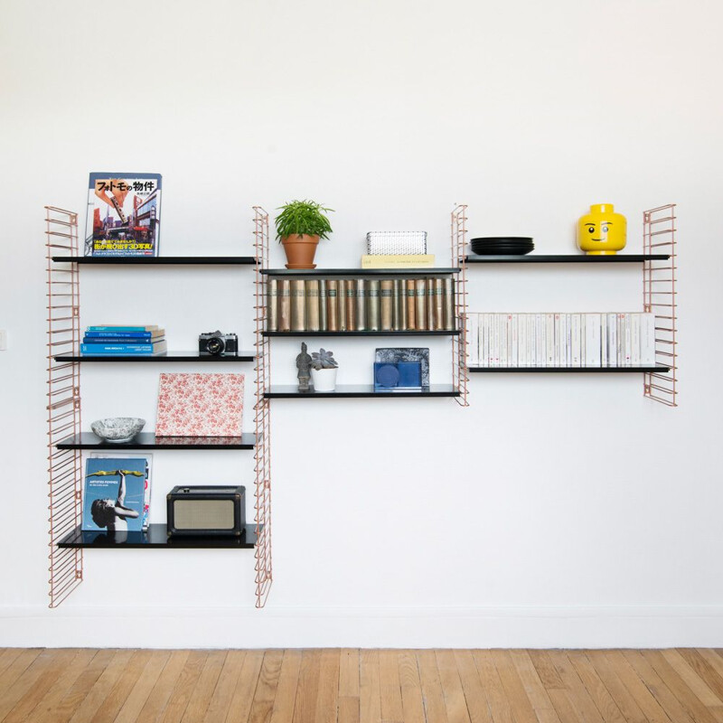 Copper black "Tomado" Bookcase by Adrian Dekker