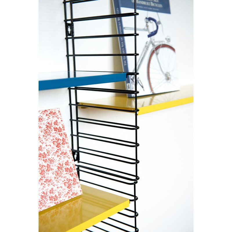 Multicolored bookcase by Adrian Dekker for Tomado