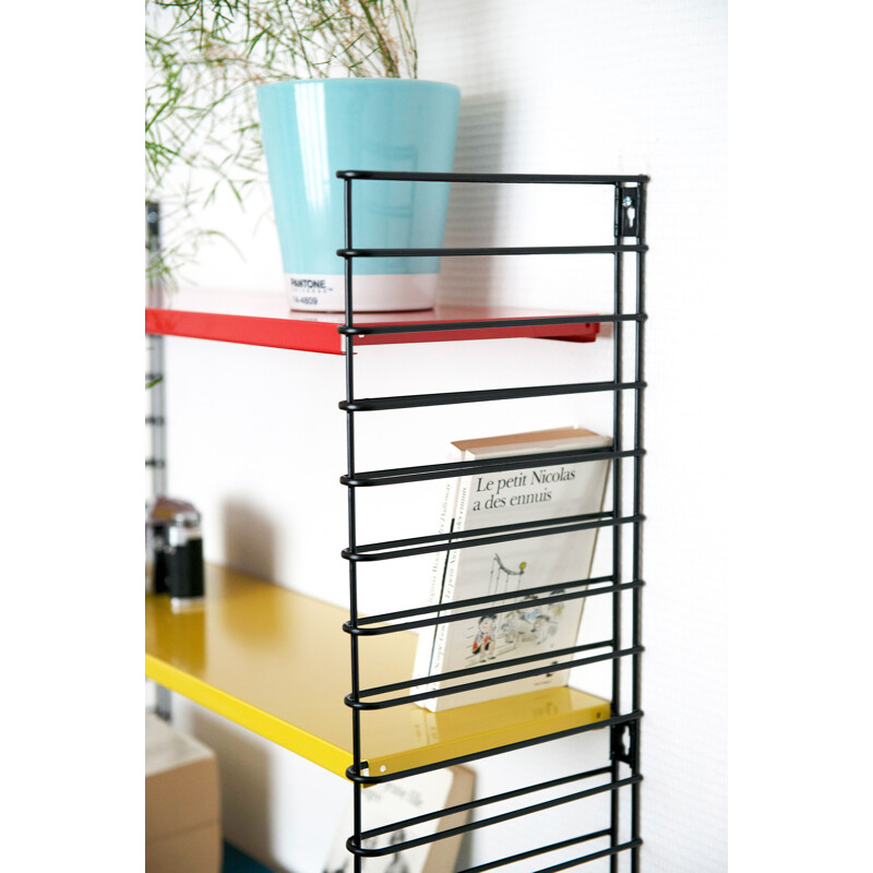Multicolored shelf system by Adrian Dekkker for Tomado