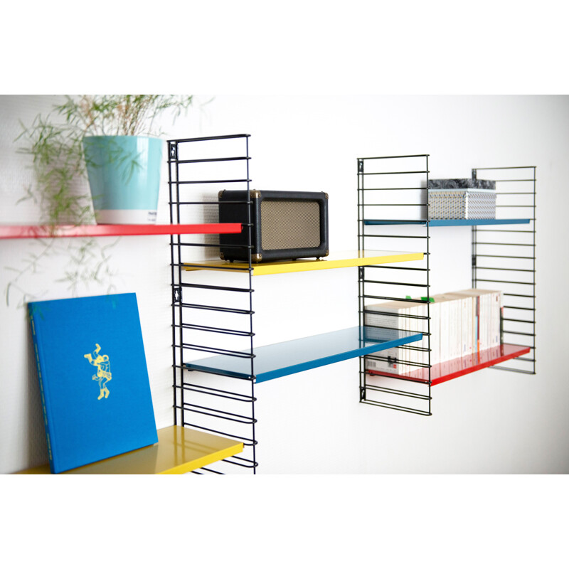 Large multicolored shelves by Adrian Dekker for Tomado