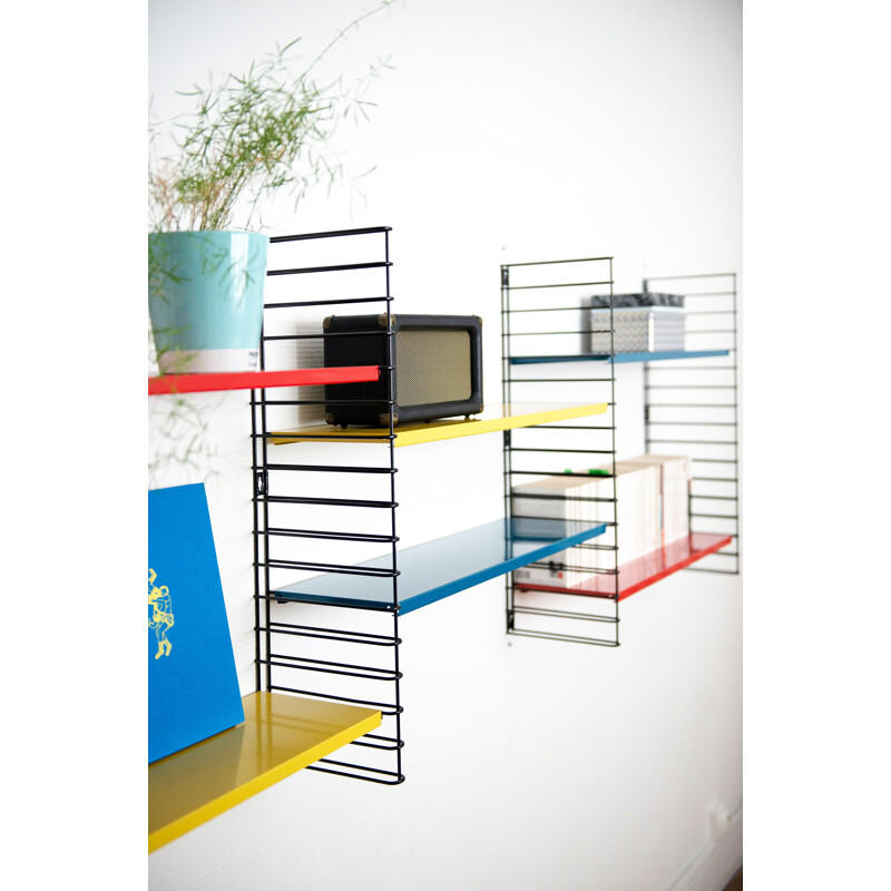 Large multicolored shelves by Adrian Dekker for Tomado