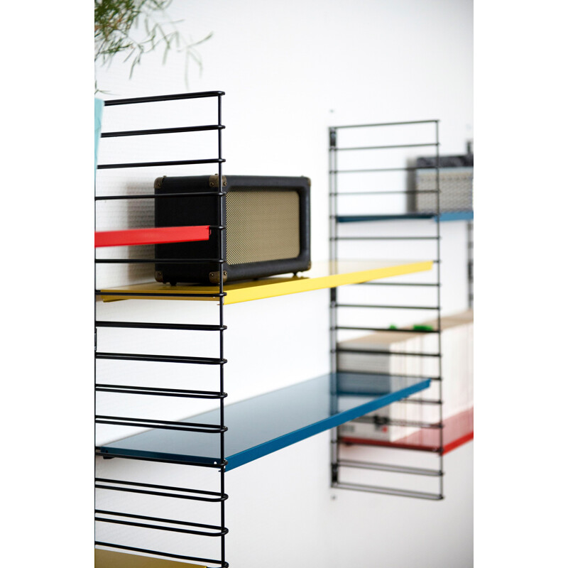 Large multicolored shelves by Adrian Dekker for Tomado