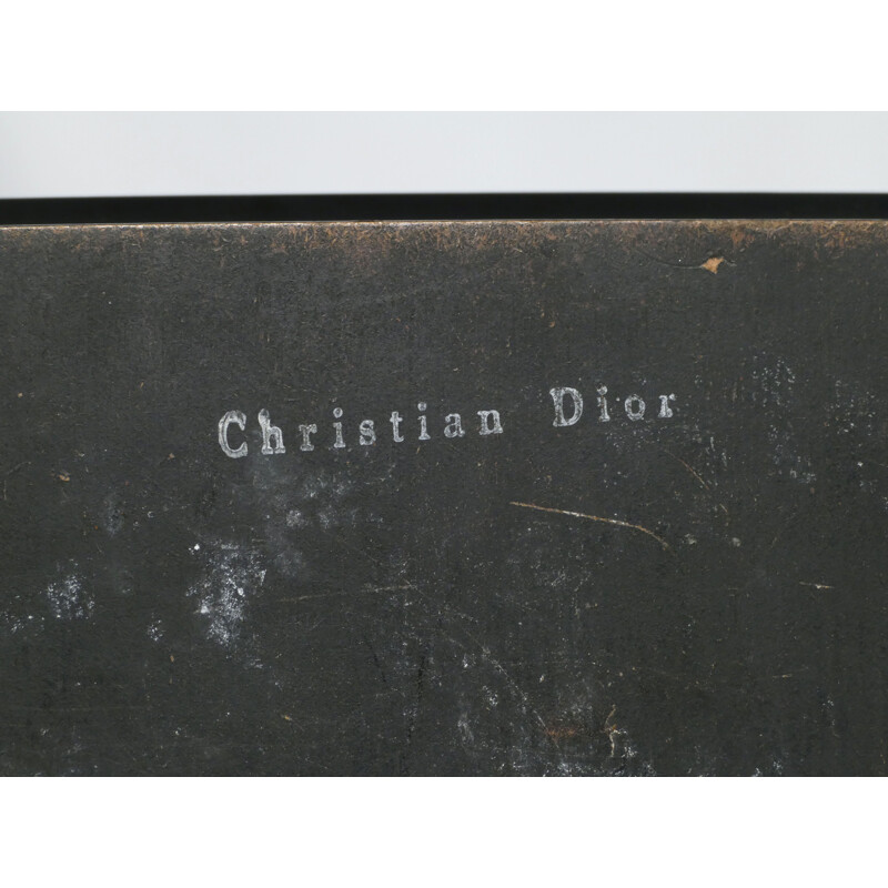 Servante à plateau amovible vintage par Christian Dior, Italie 1970
