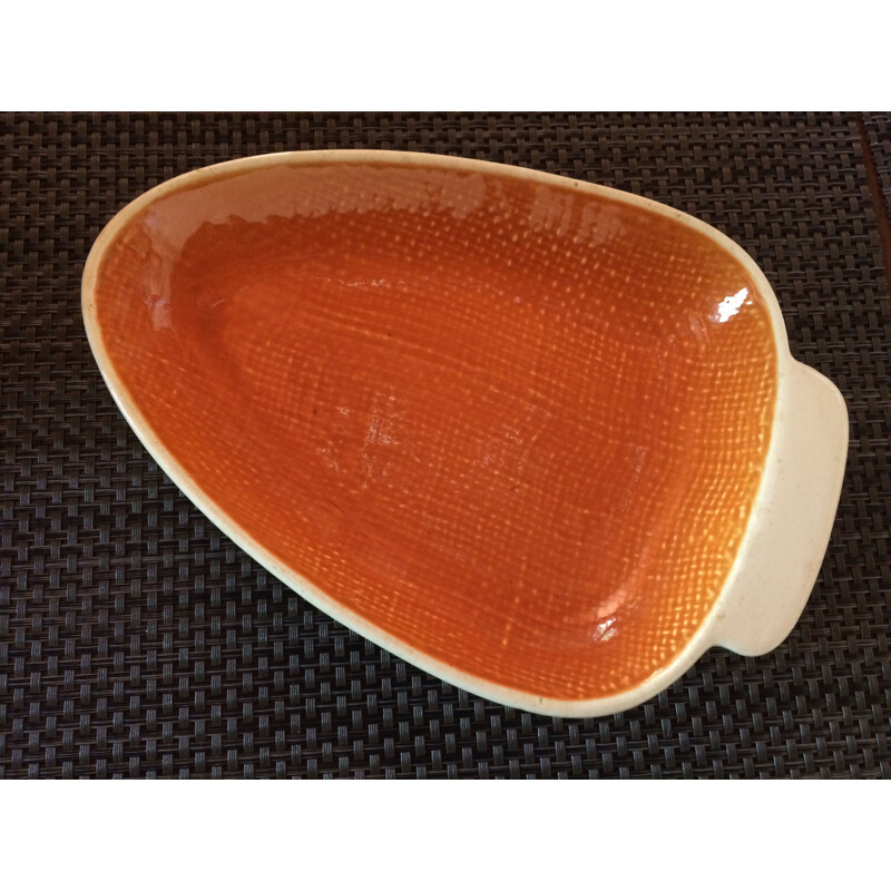 Set of 2 vintage plates in ceramic by Salins France