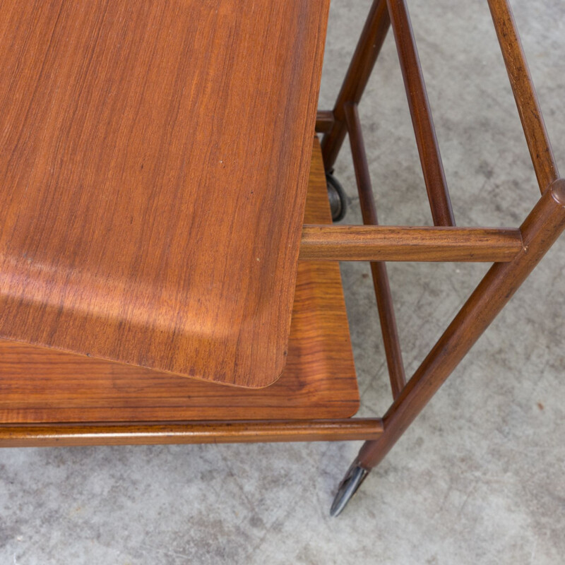 Vintage Danish serving trolley in teak