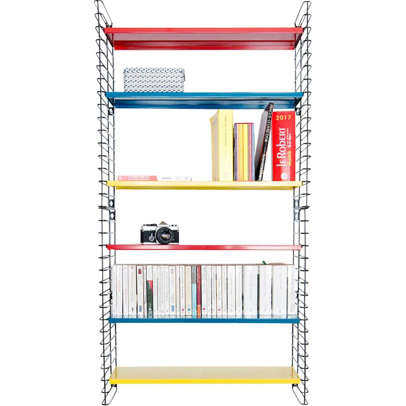 Large multicolored shelves by Adrian Dekker for Tomado