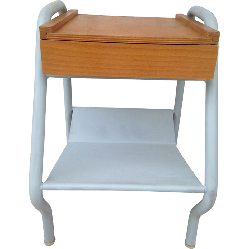 Vintage nightstand by Jacques Hitier for Tubauto