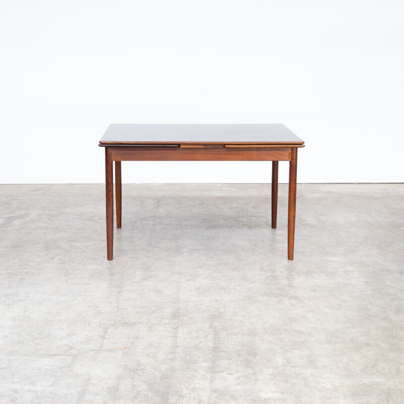 Vintage rosewood extendable dining table