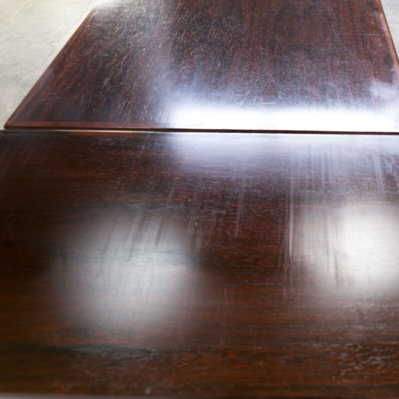 Vintage rosewood extendable dining table