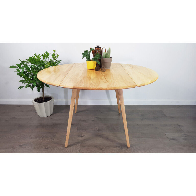 Table Vintage "Drop Leaf" par Lucian Ercolani pour Ercol