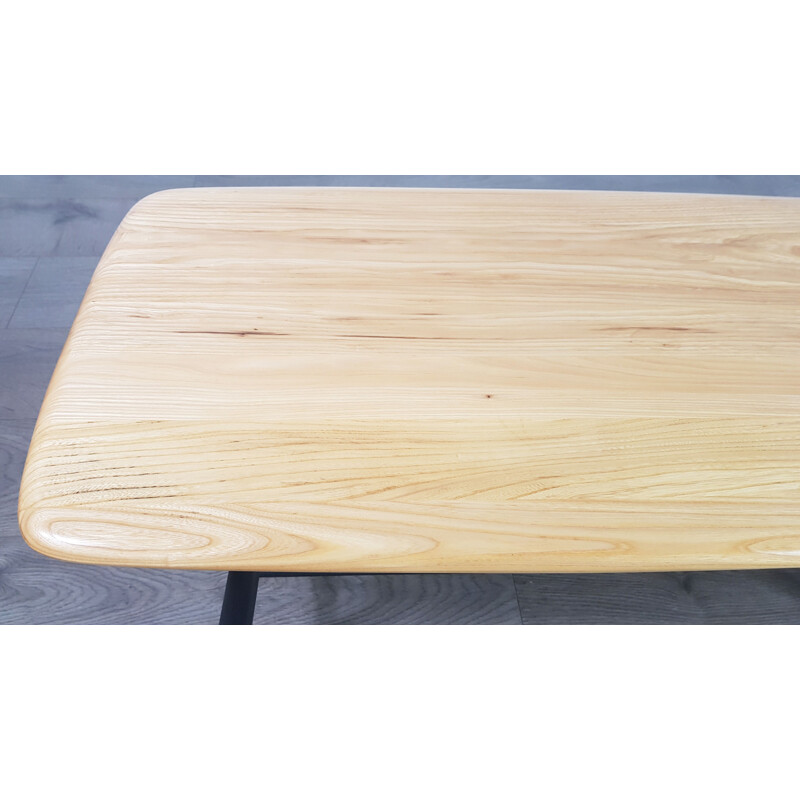 Vintage coffee table in elm wood by Lucian Ercolani for Ercol
