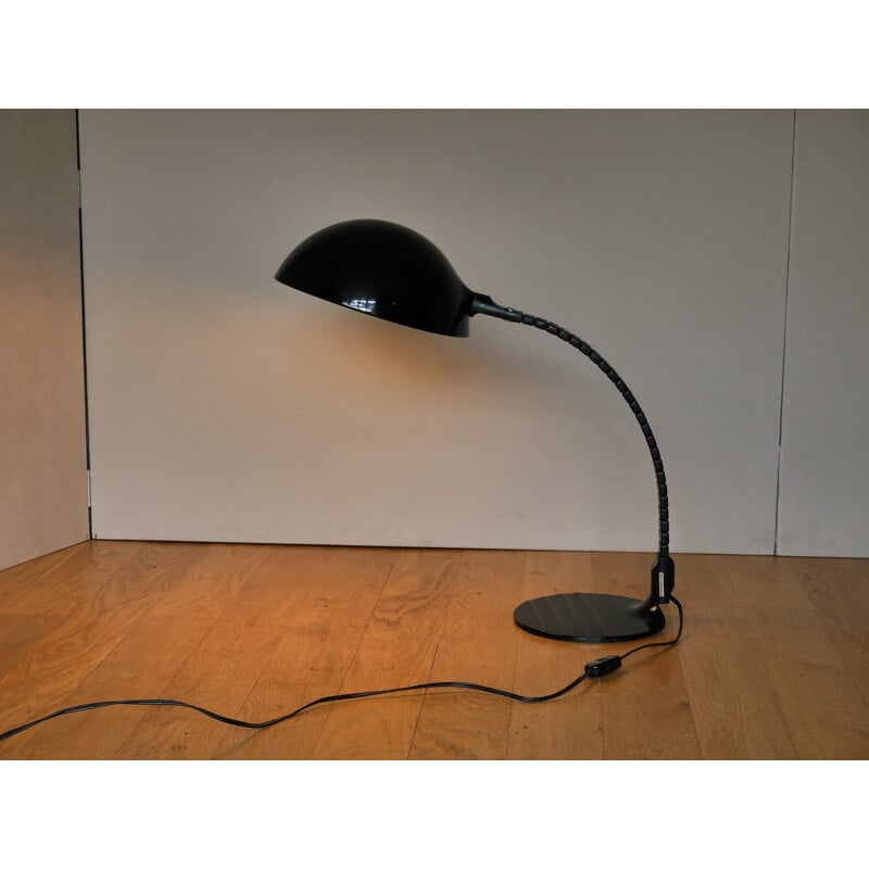 Lámpara de escritorio vintage de aluminio de Martinelli Luce