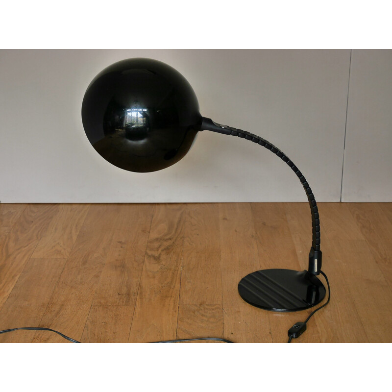 Vintage desk lamp in aluminum by Martinelli Luce