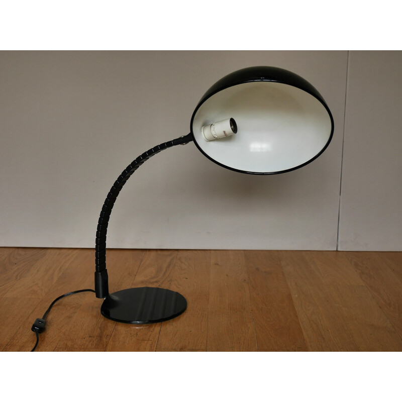 Lampe de bureau vintage en aluminium par Martinelli Luce