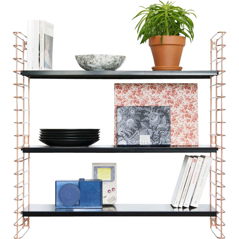 Shelf black "Tomado" in copper by Adrian Dekker