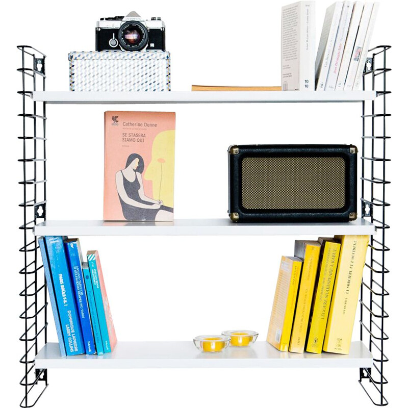 Black and white shelf system by Adrian Dekkker for Tomado