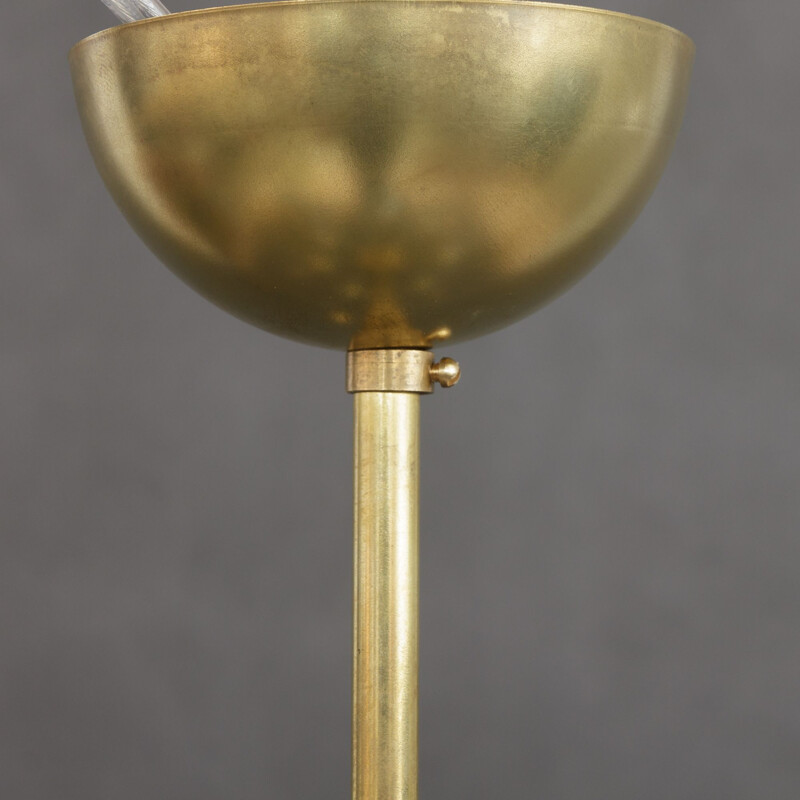 Vintage italian brass chandelier 
