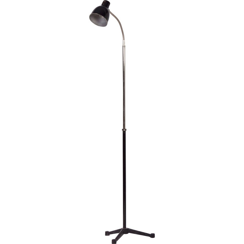 Vintage Industrial floor lamp by H. Busquet