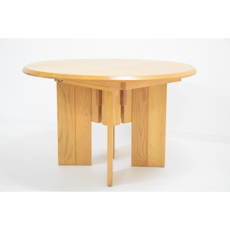 Vintage dining Table in solid elm by Regain