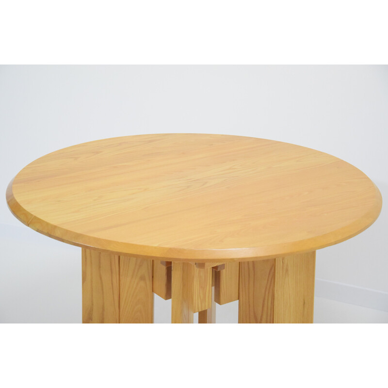 Vintage dining Table in solid elm by Regain
