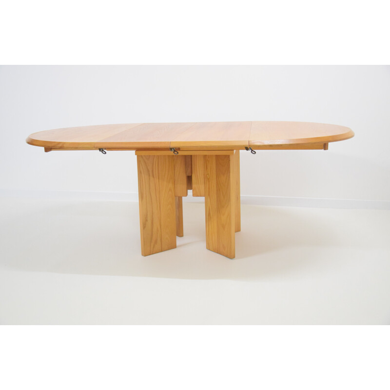 Vintage dining Table in solid elm by Regain