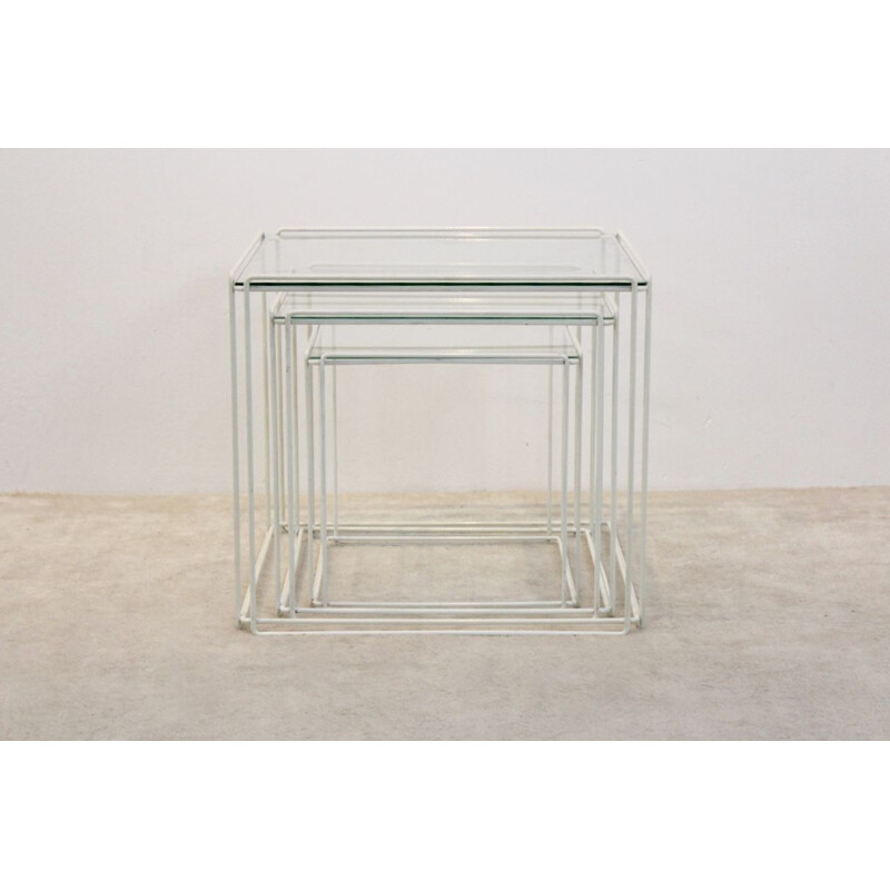 Set of 3 graphical Nesting Tables by Max Sauze for Atrow