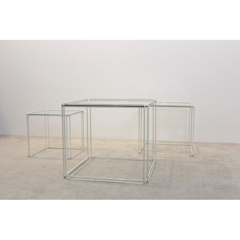 Set of 3 graphical Nesting Tables by Max Sauze for Atrow