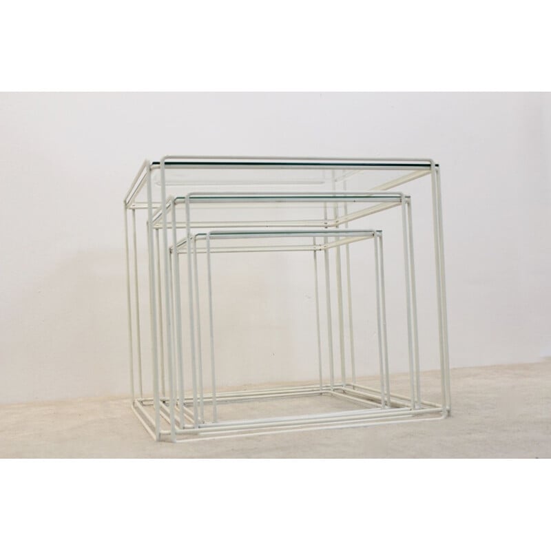 Set of 3 graphical Nesting Tables by Max Sauze for Atrow