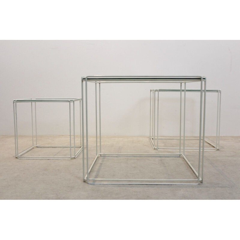 Set of 3 graphical Nesting Tables by Max Sauze for Atrow