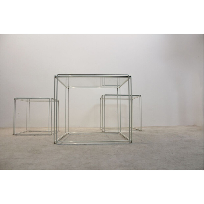 Set of 3 graphical Nesting Tables by Max Sauze for Atrow